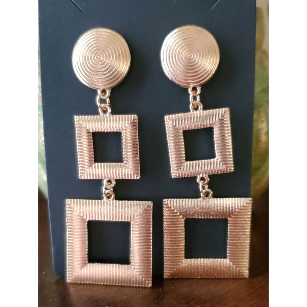 Geometric Drop Earring